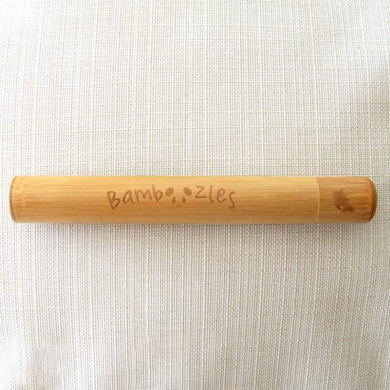 Bamboo Travel Case for toothbrushes